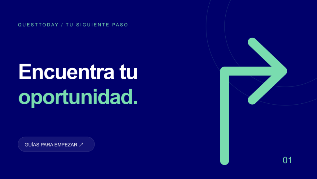 Encuentra tu oportunidad — guía de QuestToday para buscar prácticas profesionales